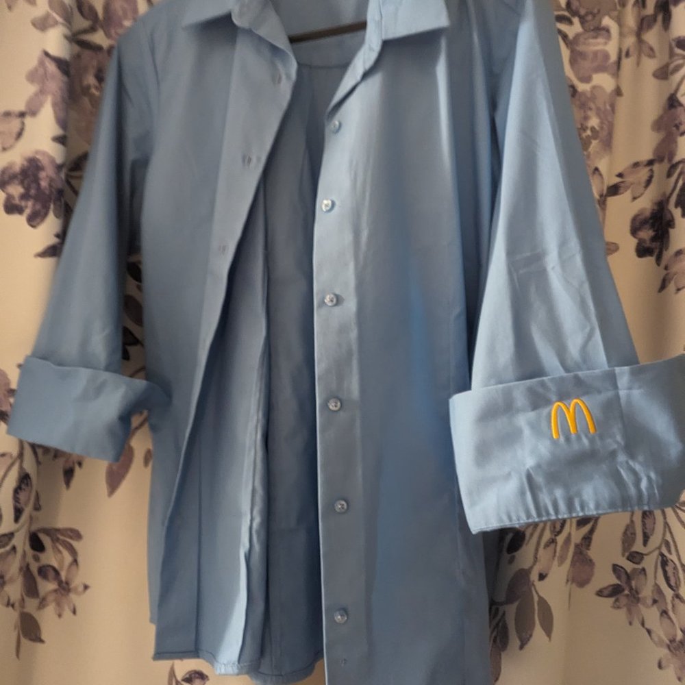 McDonald's women's general manager button up and down brand new